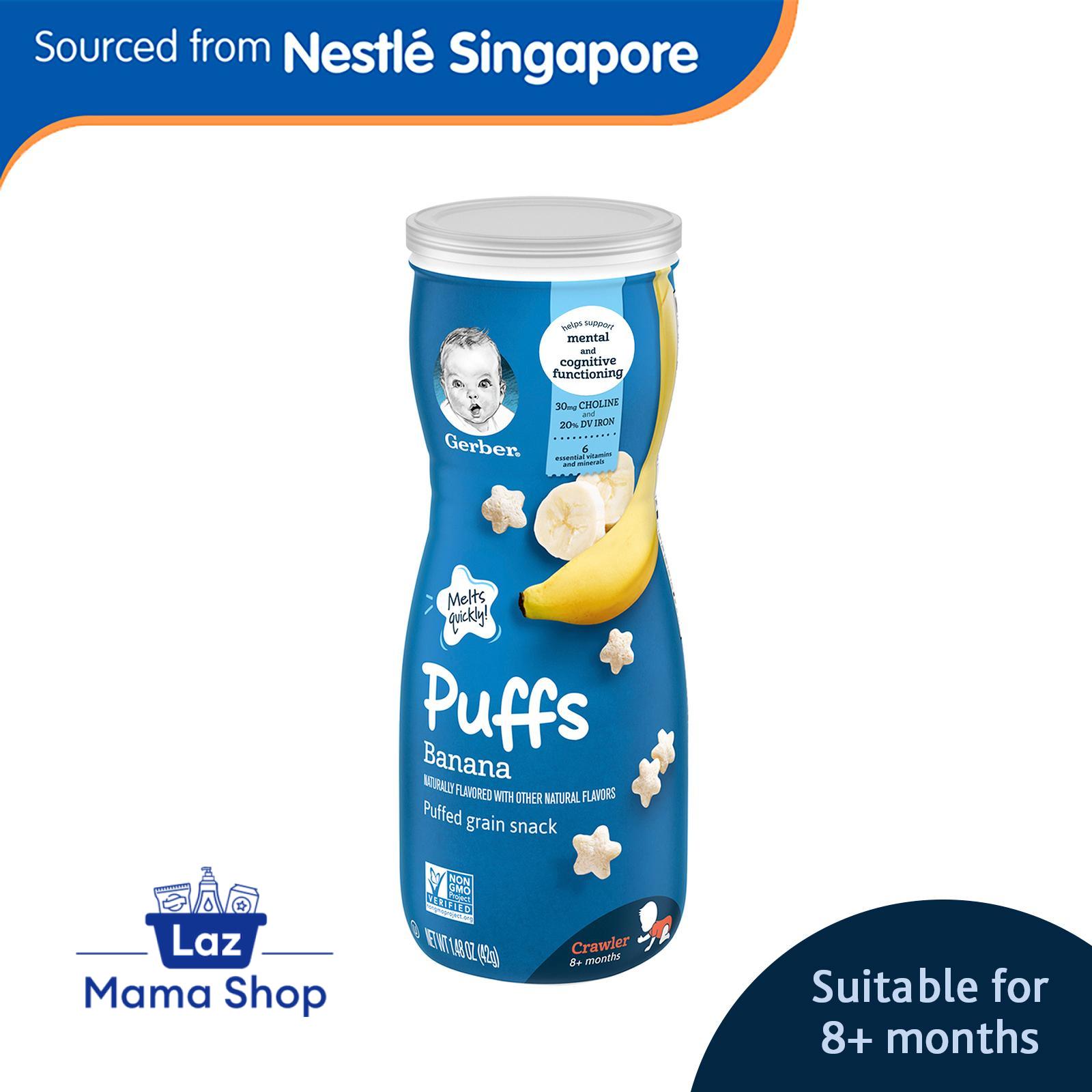 Gerber Puffs Banana 42g Baby Snack (Laz Mama Shop)